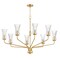 Maxim Lighting Camelot 8-Light Chandelier, Natural Aged Brass 16158CRNAB - alternate 1